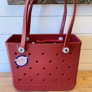 Brand new WITH TAGS! Baby BOGG bag! Burgundy.